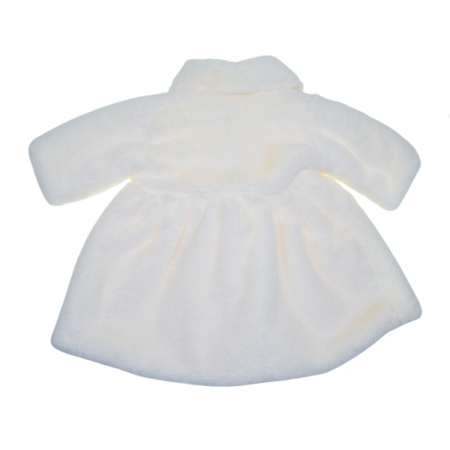 Palton din blanita artificiala pentru fete Mini Junior PLT-MJ4, Crem [1]