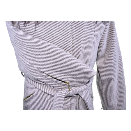 Palton elegant pentru fete, Mini Junior PLT2410G-140, Gri [2]