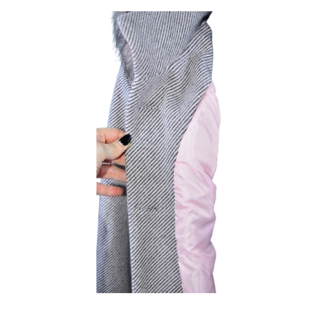 Palton elegant pentru fete, Mini Junior PLT2410G-140, Gri [5]