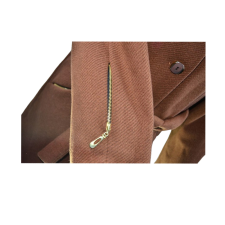 Palton elegant pentru fete, Mini Junior PLT2410M-140, Maro [4]