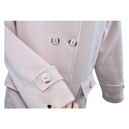 Palton elegant pentru fete, Mini Junior PLT2410R2-128, Roz [2]