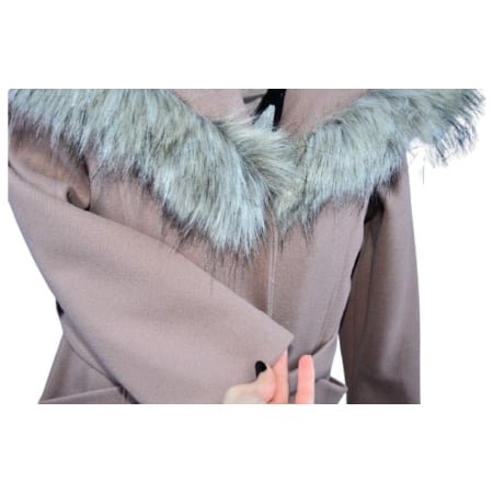 Palton elegant, pentru fete, Mini Junior PLT2810R-128, Roz [4]