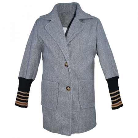 Paltoane - Palton pentru fete BadGirl B2799G, Gri