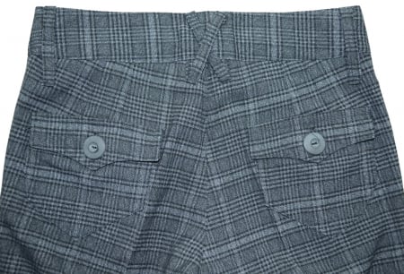 Pantaloni 3/4 pentru fete Mikrus PMK3G-146, Gri [4]
