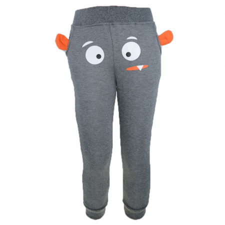 Pantaloni sport baieti - Pantaloni captusiti pentru baieti Happy House HB8518-B-86, Gri