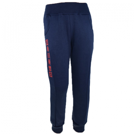 Pantaloni sport baieti - Pantaloni captusiti pentru baieti Happy House HB8527-A-128, Bleumarin