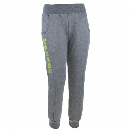 Pantaloni sport baieti - Pantaloni captusiti pentru baieti Happy House HB8527-B-128, Gri