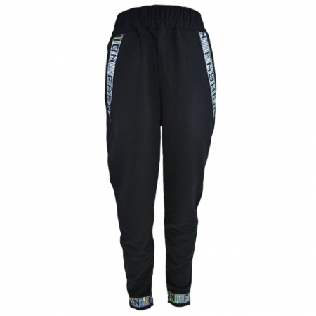 Îmbrăcăminte fete - Pantaloni captusiti pentru fete Maja P071123-5, Negru