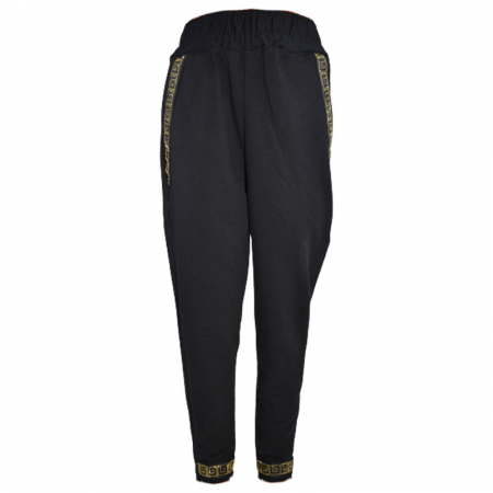 Îmbrăcăminte fete - Pantaloni captusiti pentru fete Maja P071123-6, Negru