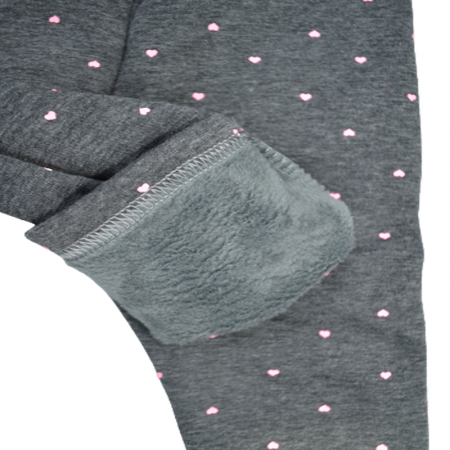 Colanti captusiti pentru fete Happy House WB-2997G, Gri [2]