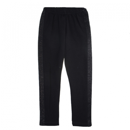 Pantaloni sport - Pantaloni captusiti pentru fete Pik PPFPK-4, Negru