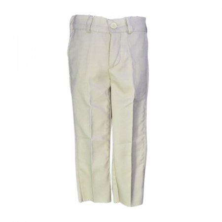 Pantaloni - Pantaloni casual, pentru baieti, La Kids 1820-00, Crem