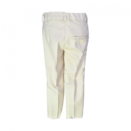 Pantaloni casual, pentru baieti, La Kids 1820-00, Crem [1]