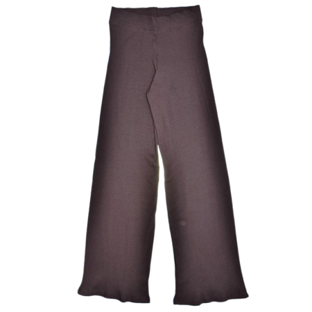 Pantaloni si colanti fete - Pantaloni casual, cu dungi, pentru fete, Pik P2810M-152, Maro