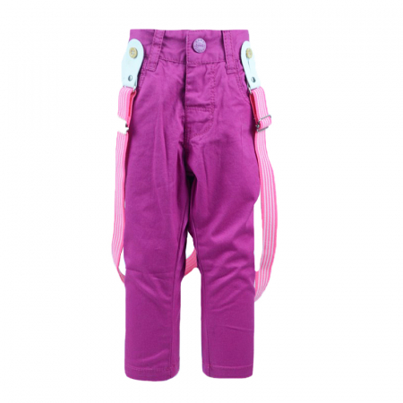 Pantaloni sport - Pantaloni pentru fete Vitamins KZ-09-86-cm, Fucsia