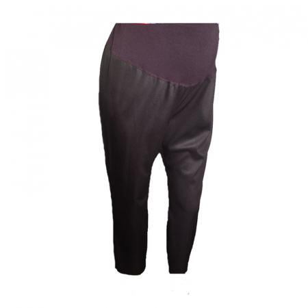 Pantaloni gravide - Pantaloni casual pentru gravide Moda Flash PMF2M, Maro