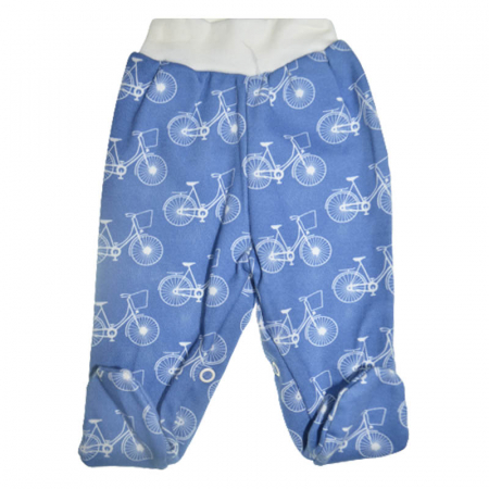 Îmbrăcăminte băieți - Pantaloni cu botosei pentru baietei Koala Rowerek 05-127-AL, Albastru