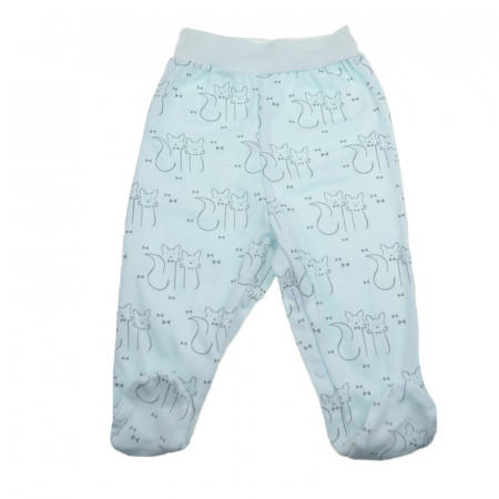 Îmbrăcăminte băieți - Pantaloni cu botosei pentru baieti Koala 05-443A1-74-cm, Albastru