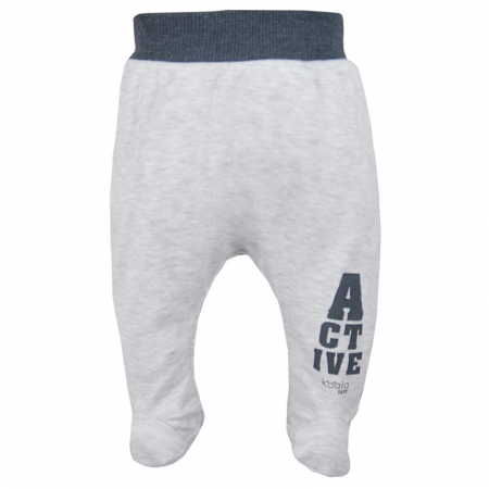 Pantaloni cu botosei - Pantaloni cu botosei pentru baieti Koala Active 07-842-62-cm, Gri