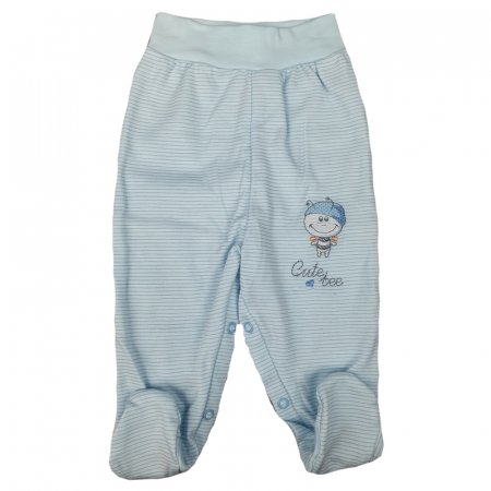 Îmbrăcăminte băieți - Pantaloni cu botosei pentru baieti Koala Gucio 04-604-68-cm, Albastru