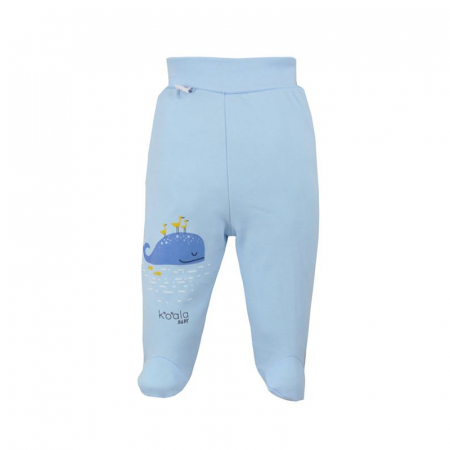 Pantaloni cu botosei - Pantaloni cu botosei pentru baieti Koala Happy Baby 07-506-68-cm, Albastru