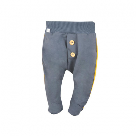Îmbrăcăminte băieți - Pantaloni cu botosei pentru baieti Koala Lazy Days 07-399-62-cm, Gri
