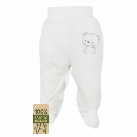 Pantaloni cu botosei pentru baieti Koala Misio Bambus 05-947-62-cm, Crem [1]