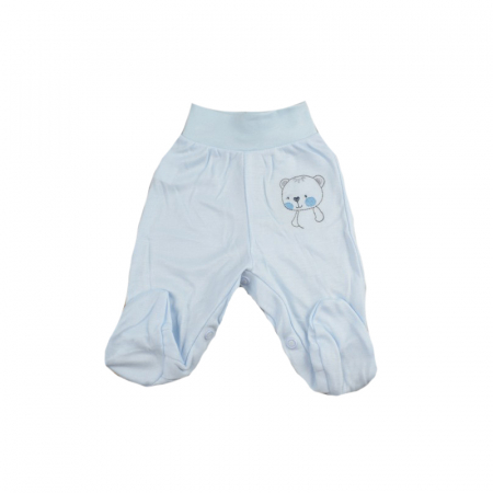 Îmbrăcăminte băieți - Pantaloni cu botosei pentru baieti Koala Misio Bambus 05-947A-62-cm, Albastru