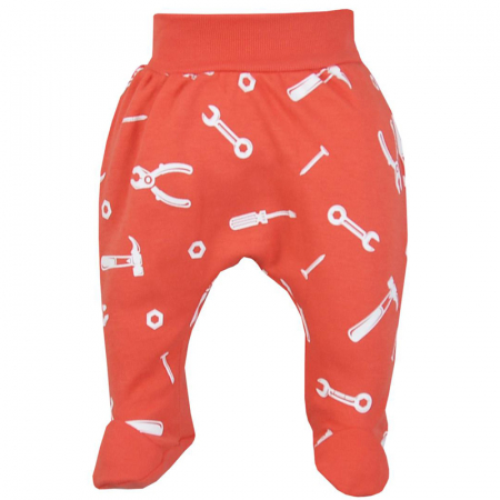 Pantaloni cu botosei - Pantaloni cu botosei pentru baieti Koala Narzedzia 08-232-62-cm, Portocaliu