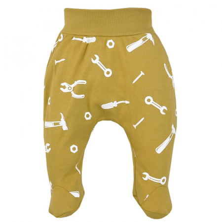 Pantaloni cu botosei - Pantaloni cu botosei pentru baieti Koala Narzedzia 08-232G-62-cm, Galben