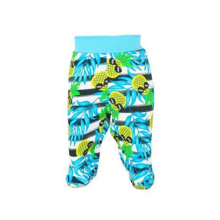 Pantaloni cu botosei - Pantaloni cu botosei pentru baieti Koala Tropical 07-191A-80-cm, Albastru