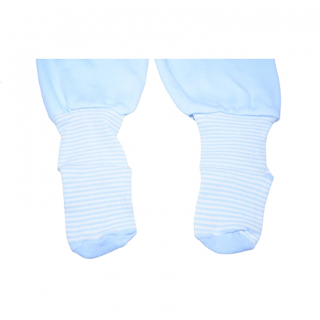 Pantaloni cu botosei pentru baieti Mini Junior 402-A, Albastru [2]