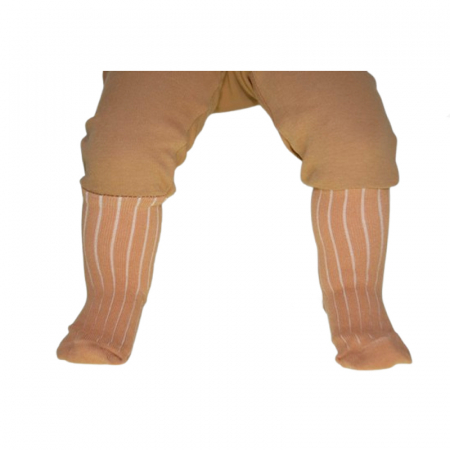 Pantaloni cu botosei pentru baieti Mini Junior PNT-MJ7, Maro [1]