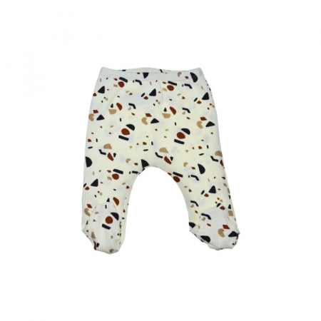 Pantaloni cu botosei - Pantaloni cu botosei pentru bebelusi, Mini Junior PCB-MJ-1M, Bej