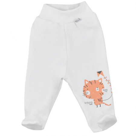 Pantaloni cu botosei - Pantaloni cu botosei pentru copii Koala Tasmania 08-637-62-cm, Alb