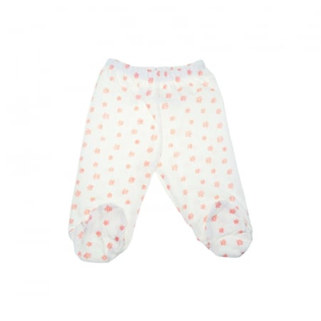 Pantaloni cu botosei - Pantaloni cu botosei pentru bebelusi, Mini Junior PCB-MJ-1C, Crem
