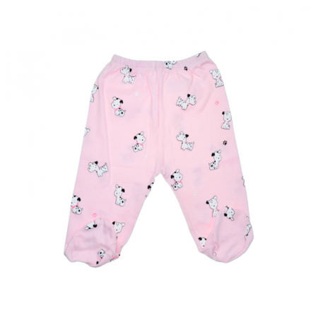 Pantaloni cu botosei - Pantaloni cu botosei pentru bebelusi, Mini Junior PCB-MJ-6R, Roz