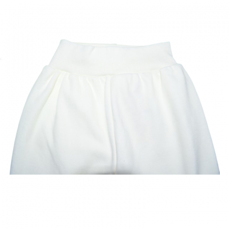 Pantaloni cu botosei pentru copii Mini Junior 402-C, Crem [2]