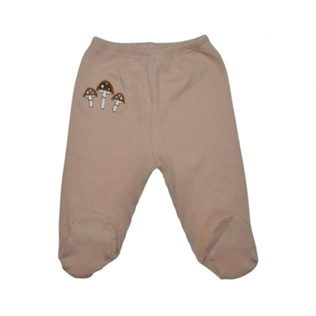 Pantaloni cu botosei - Pantaloni cu botosei pentru copii Mini Junior PNT-MJ5, Bej
