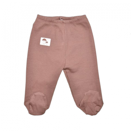 Îmbrăcăminte băieți - Pantaloni cu botosei pentru copii Mini Junior PNT-MJ6, Maro