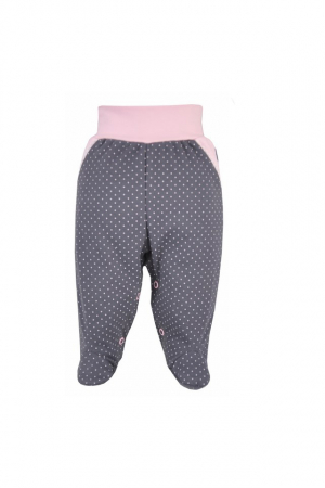 Pantaloni cu botosei - Pantaloni cu botosei pentru fete Koala Bella 04-433G-86-cm, Gri