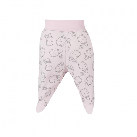 Pantaloni cu botosei - Pantaloni cu botosei pentru fete Koala Butelki 06-698-62-cm, Roz