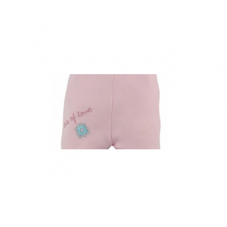 Pantaloni cu botosei pentru fete Koala Flower A01-037R-86-cm, Roz [1]