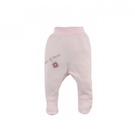 Pantaloni cu botosei - Pantaloni cu botosei pentru fete Koala Flower A01-041R1-86-cm, Roz