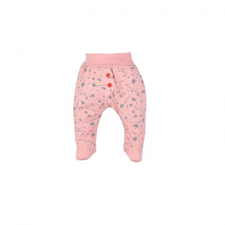 Pantaloni cu botosei - Pantaloni cu botosei pentru fete Koala Hip Hip 08-468_80 cm, Roz