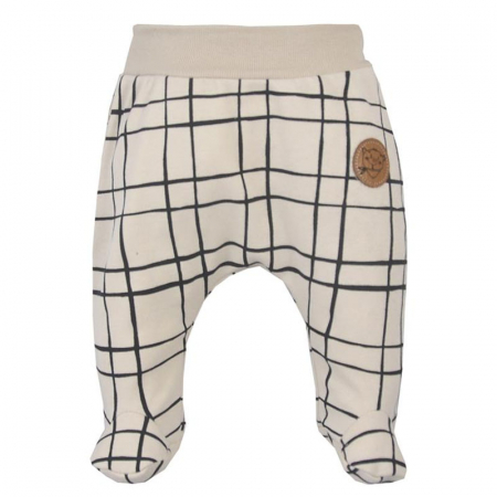 Pantaloni cu botosei - Pantaloni cu botosei pentru baieti Koala Mini Bear 09-158, Bej