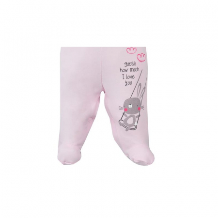 Pantaloni cu botosei pentru fete Koala Hustawka 06-511R-62-cm, Roz [1]