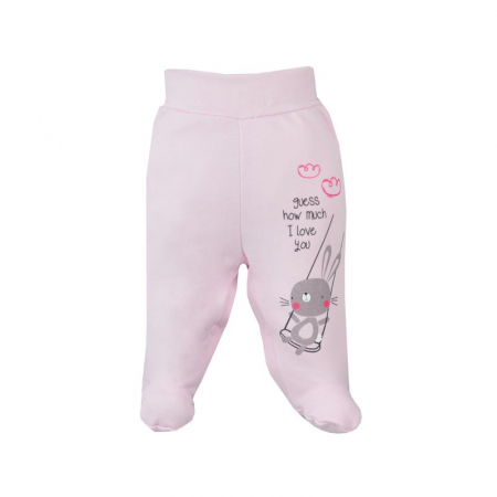 Pantaloni cu botosei pentru fete Koala Hustawka 06-511R-62-cm, Roz [0]