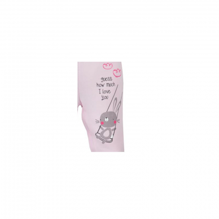 Pantaloni cu botosei pentru fete Koala Hustawka 06-511R-62-cm, Roz [1]