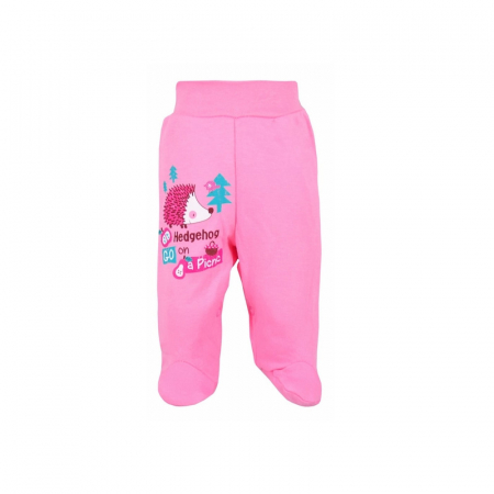 Pantaloni cu botosei - Pantaloni cu botosei pentru fete Koala Jezyk 3233-R-62-cm, Roz